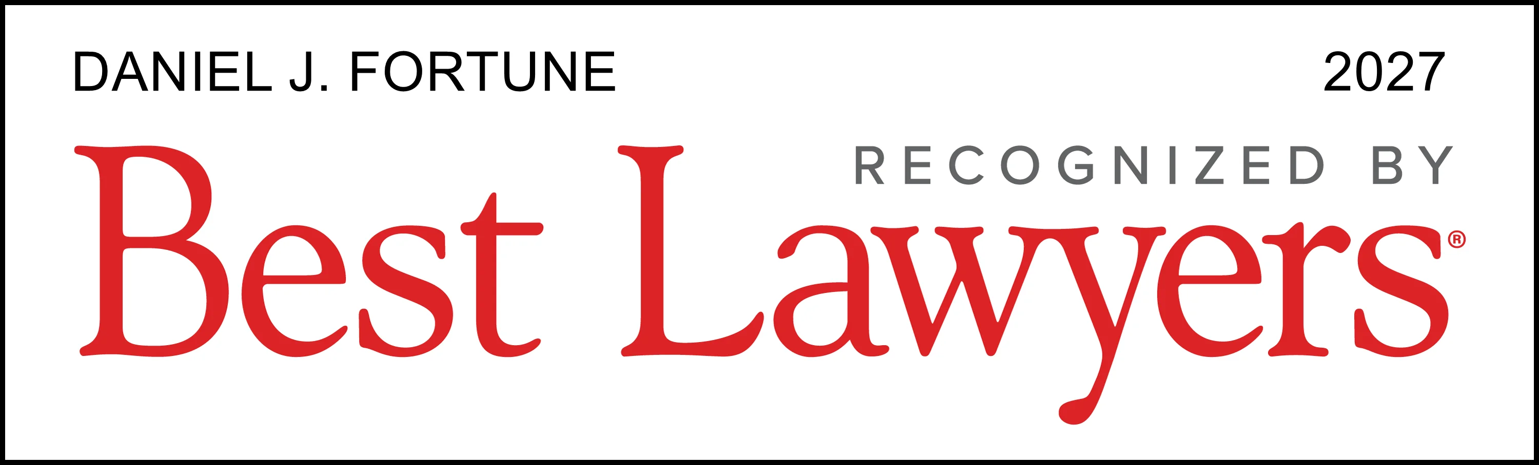  Best Lawyers Lawyer Logo Daniel J Fortune